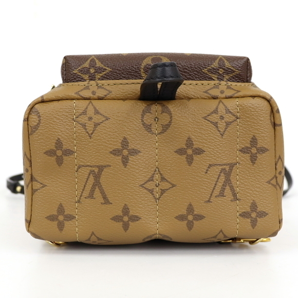 Louis Vuitton Palm Spring Backpack Mini Monogram Reverse Rucksack - Picture 4 of 7